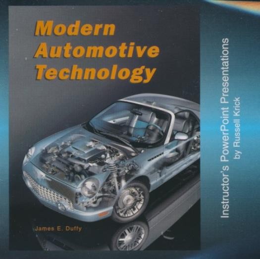 Modern Automotive Technology: ExamView Test Generator & Instructor's PC CD 2004