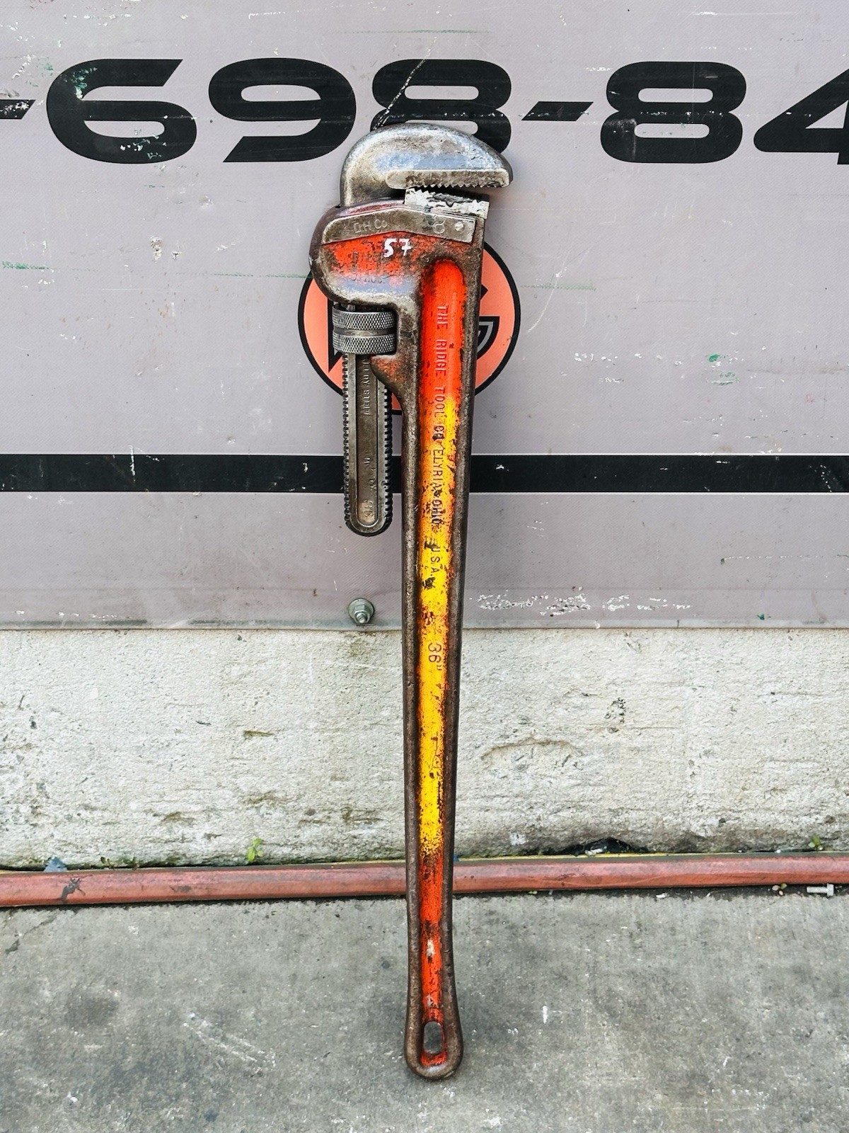 Ridgid 36" Pipe Wrench Heavy Duty Steel 31035 Made in USA #57