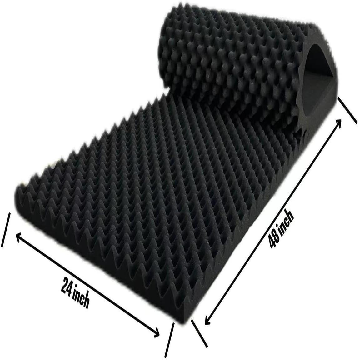 Pack Egg Crate Foam Sound Proof Foam Panels for Walls,48''X24''X2'' Inch Acousti