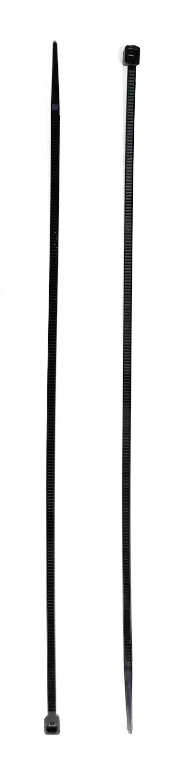 (1000) 8" Cable Ties (.095 Width) High UV Resistant Zip Ties 18# Tensile Black