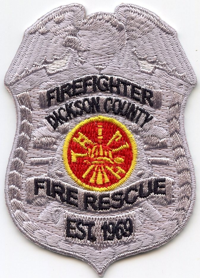 DICKSON COUNTY TENNESSEE FIRE RESCUE small FIRE PATCH