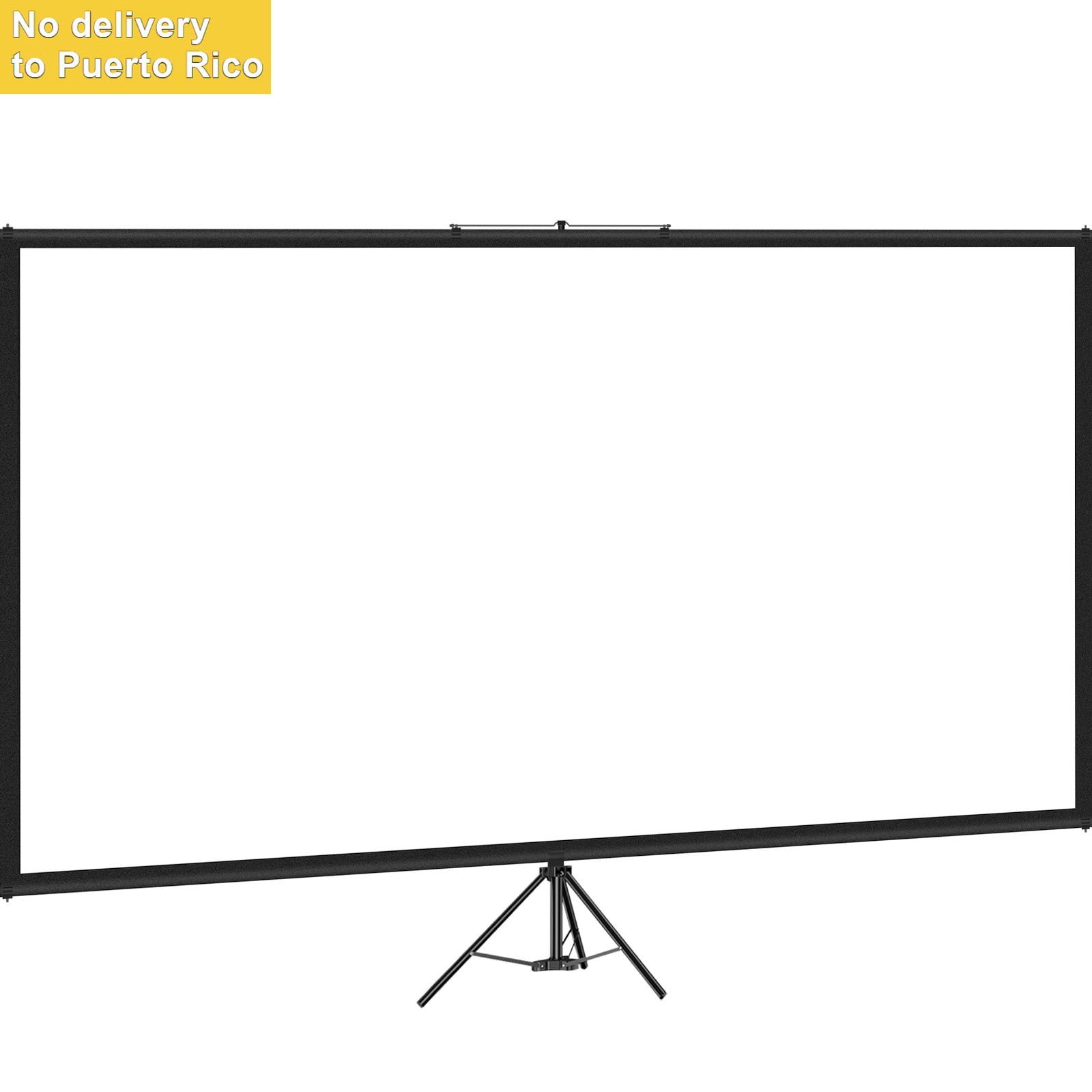 Portable 60" 16:9 Tripod Projection Screen Adjustable Stand Outdoor Movie Gaming