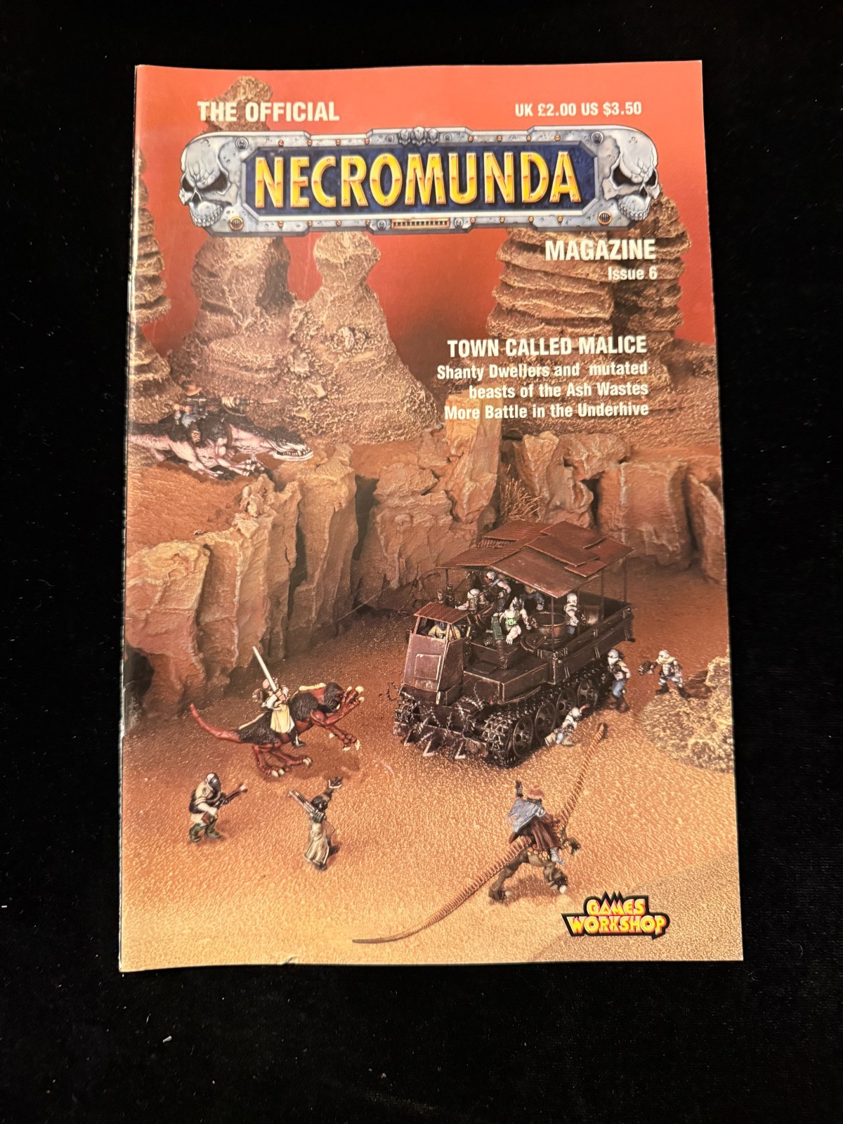 Games Workshop Necromunda Magazine Issue 6 GW Vintage OOP Warhammer 40K