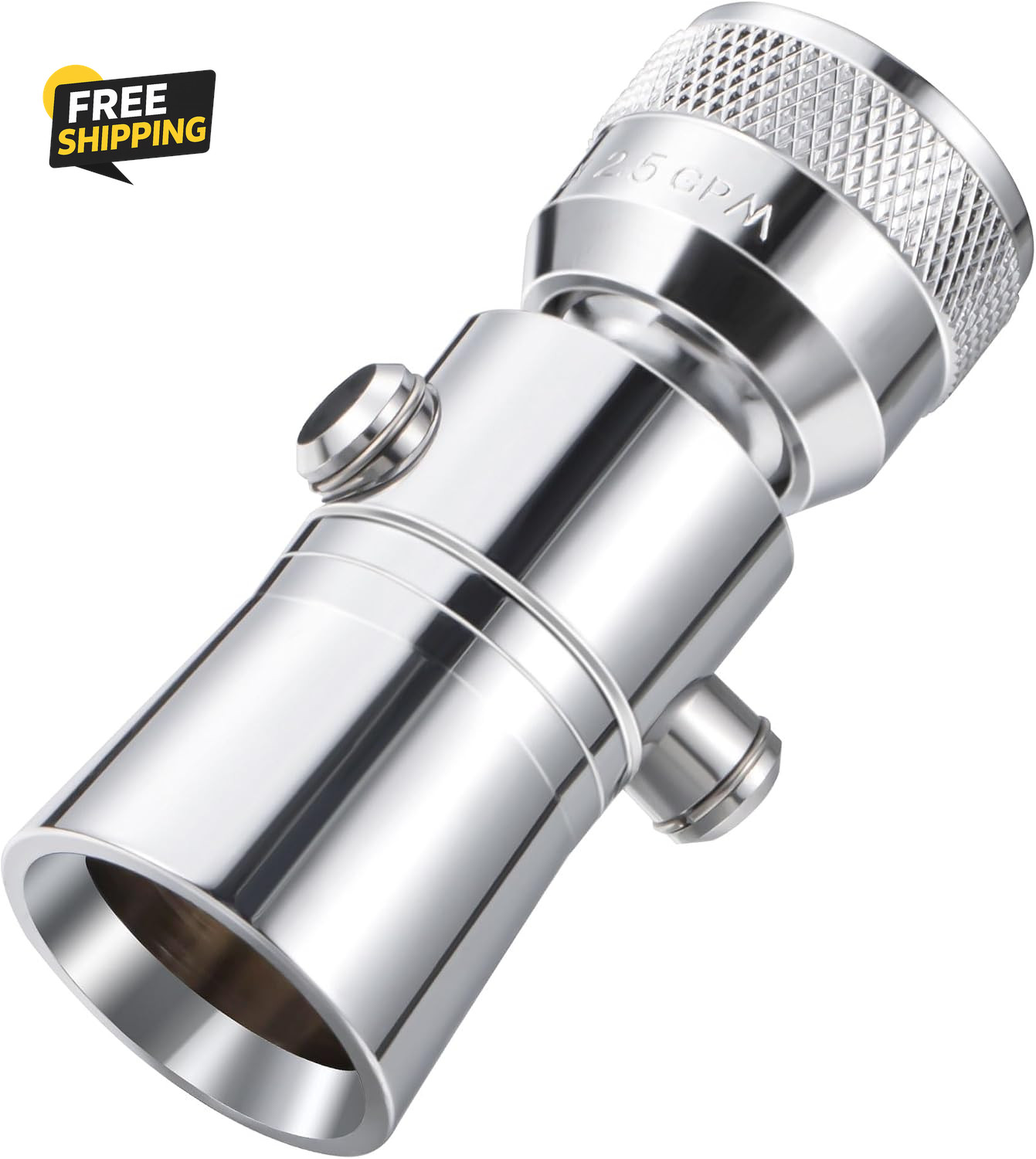 Delta 52652-PK Shower Head 2.5 GPM Brass Full Spray Pause Chrome Replacement