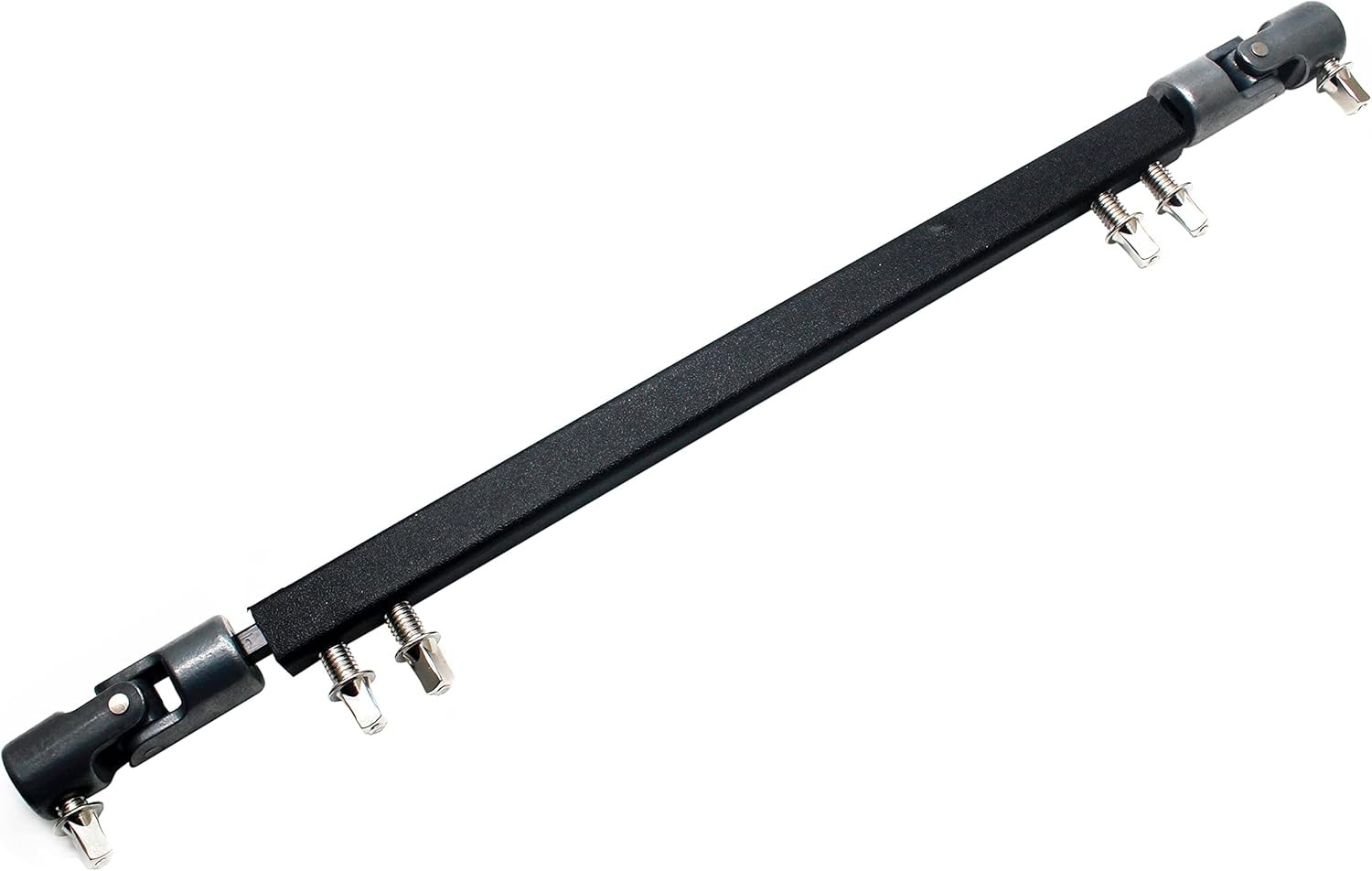 Double Kick Drum Pedal Drive Shaft Steel Bass Linkage Black
