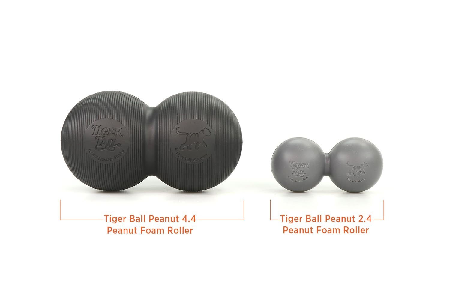 Large 8" Peanut Foam Roller - Double Ball Massage Tool for Trigger Points & Musc