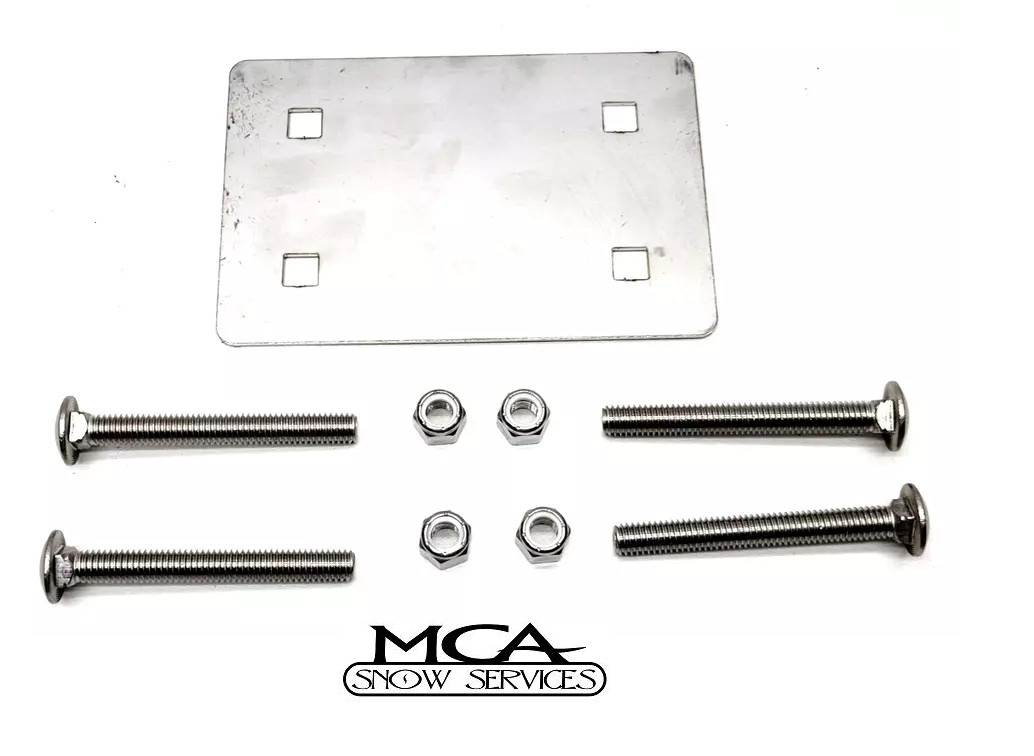 BUYERS SALTDOGG SNOWEX WESTERN SPREADER VIBRATOR MOUNT PLATE WITH 3-1/4 BOLTS