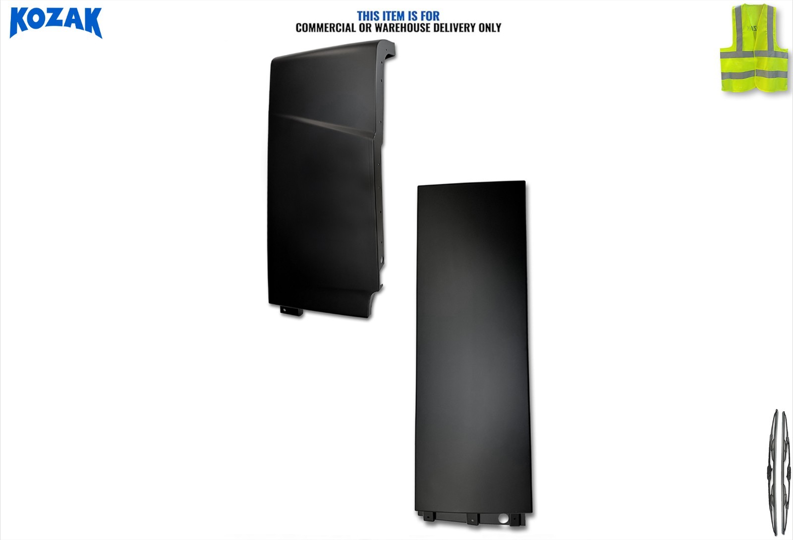 Cabin Fairing Upper & Lower Panels Right Compatible with Volvo VNL 2025 2026