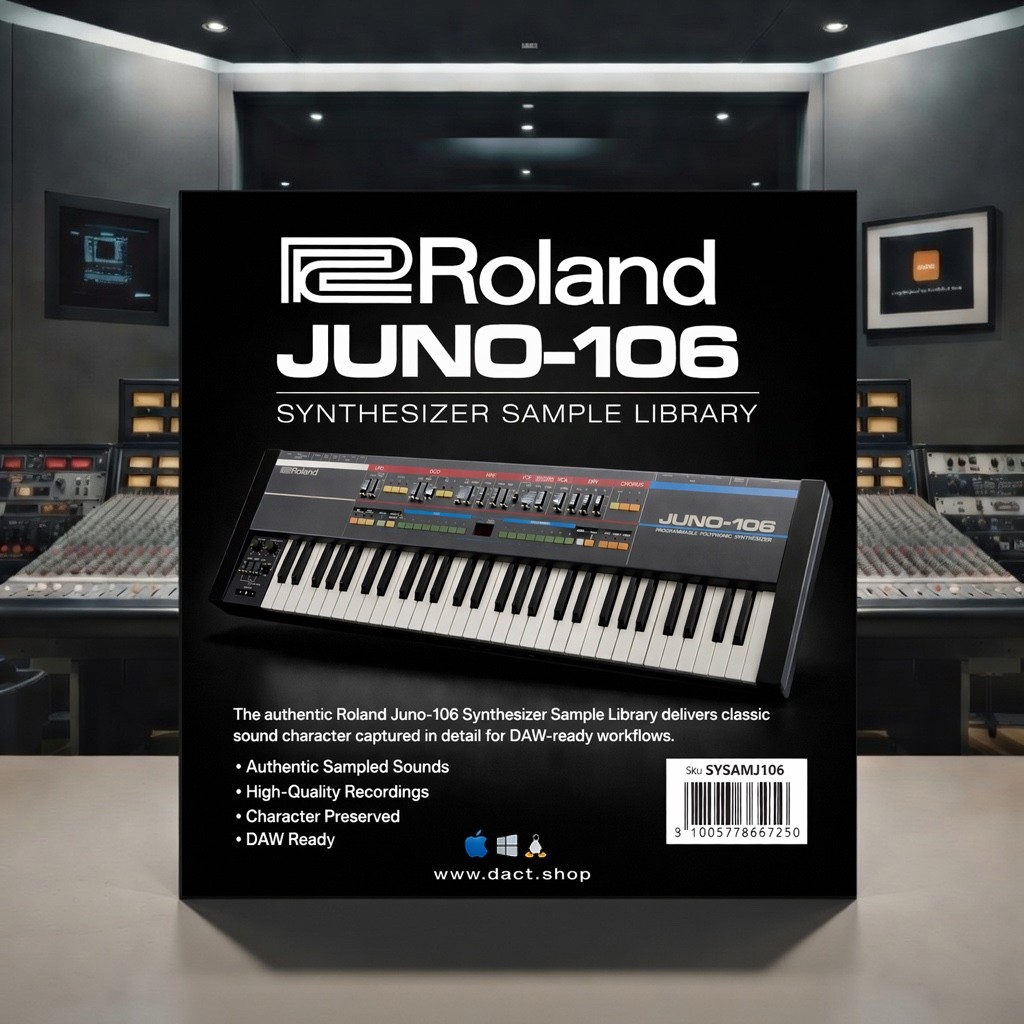 Roland Juno-106 Synthesizer Sample Library