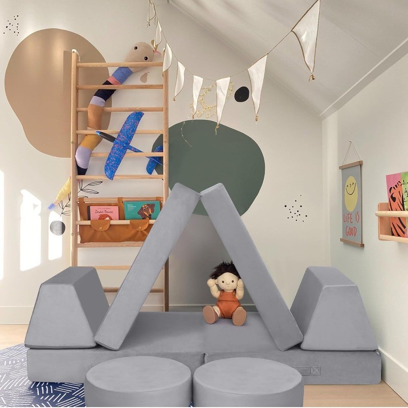 Kids Modular Play Couch – Compact Foam Explorer Sofa for Toddlers