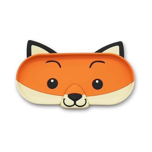 Funny Glasses Tray – Quirky Eyeglass Holder for Desk, Nightstand or Dresser Fox