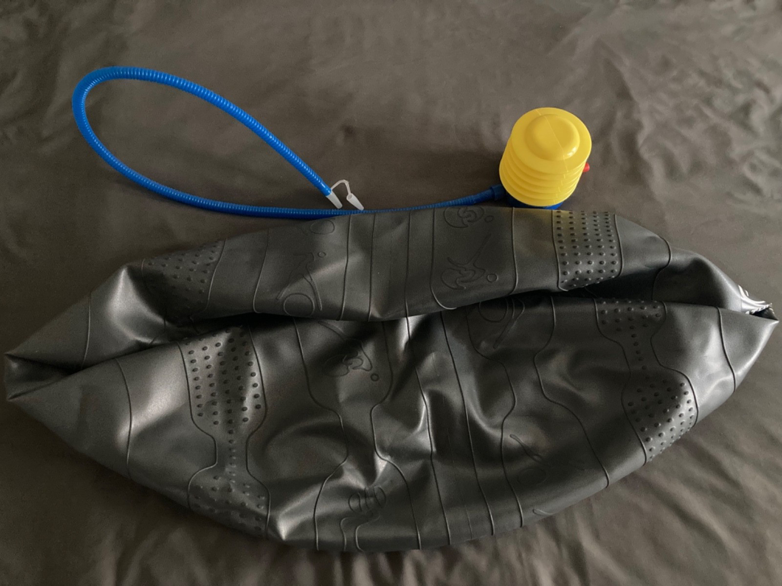 Athletic Works 75cm Yoga Ball, Anti-Burst, Exercises Poses Embossed w/ Air Pump