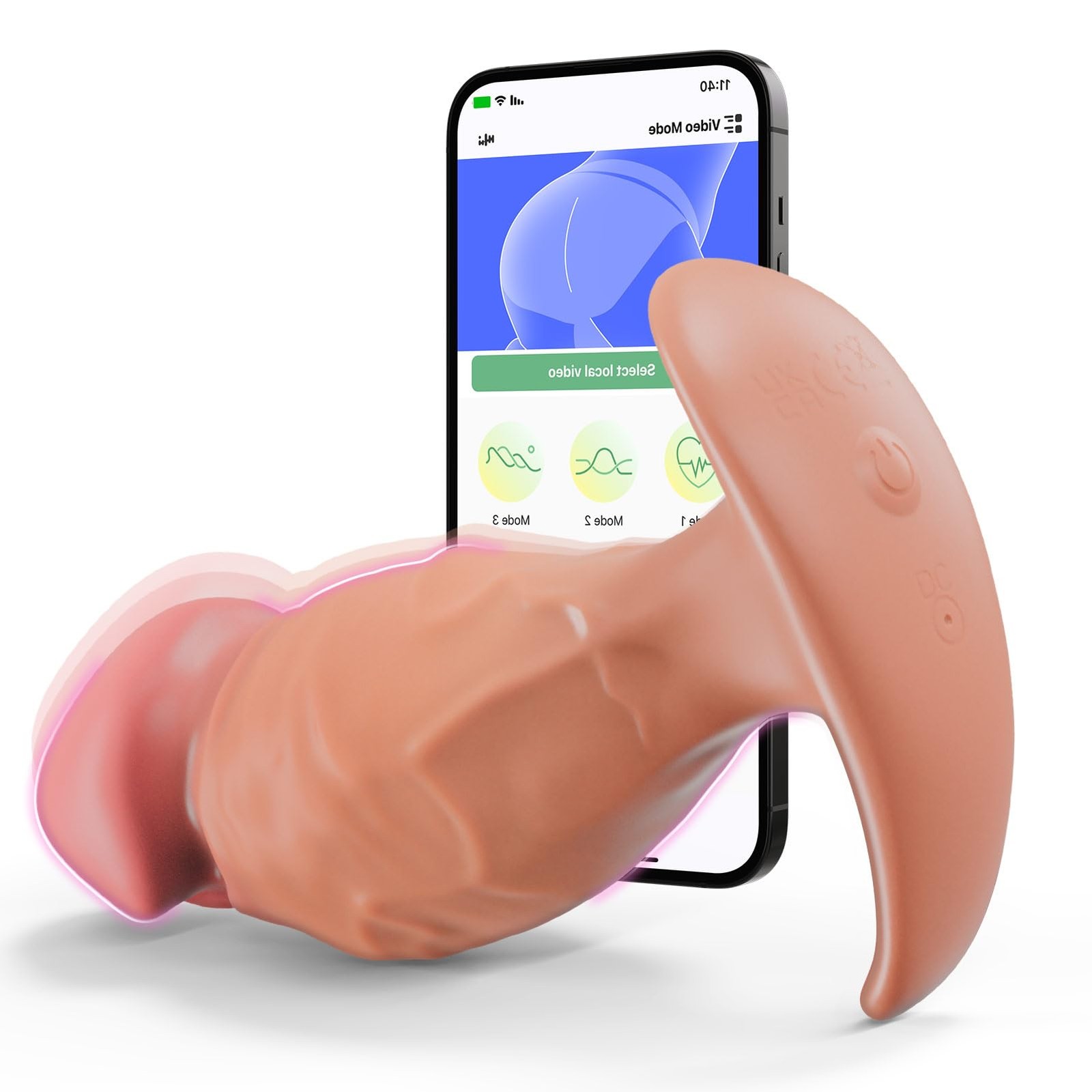 Anal Plug Sex Toys for Men Women, 360° Rotating Vibrating Butt Plug Anal Dildo