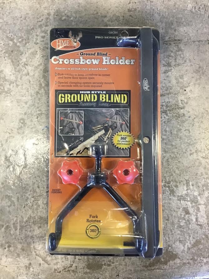 HME Products Ground Blind Crossbow Holder Hub Style Bracket Pro Series GBCBH