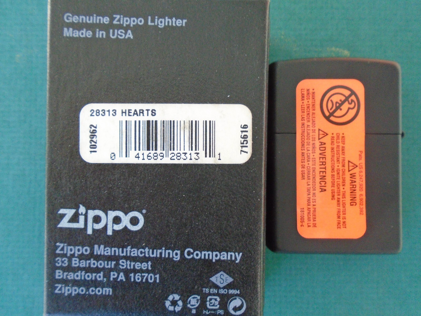 Zippo Heart lighter