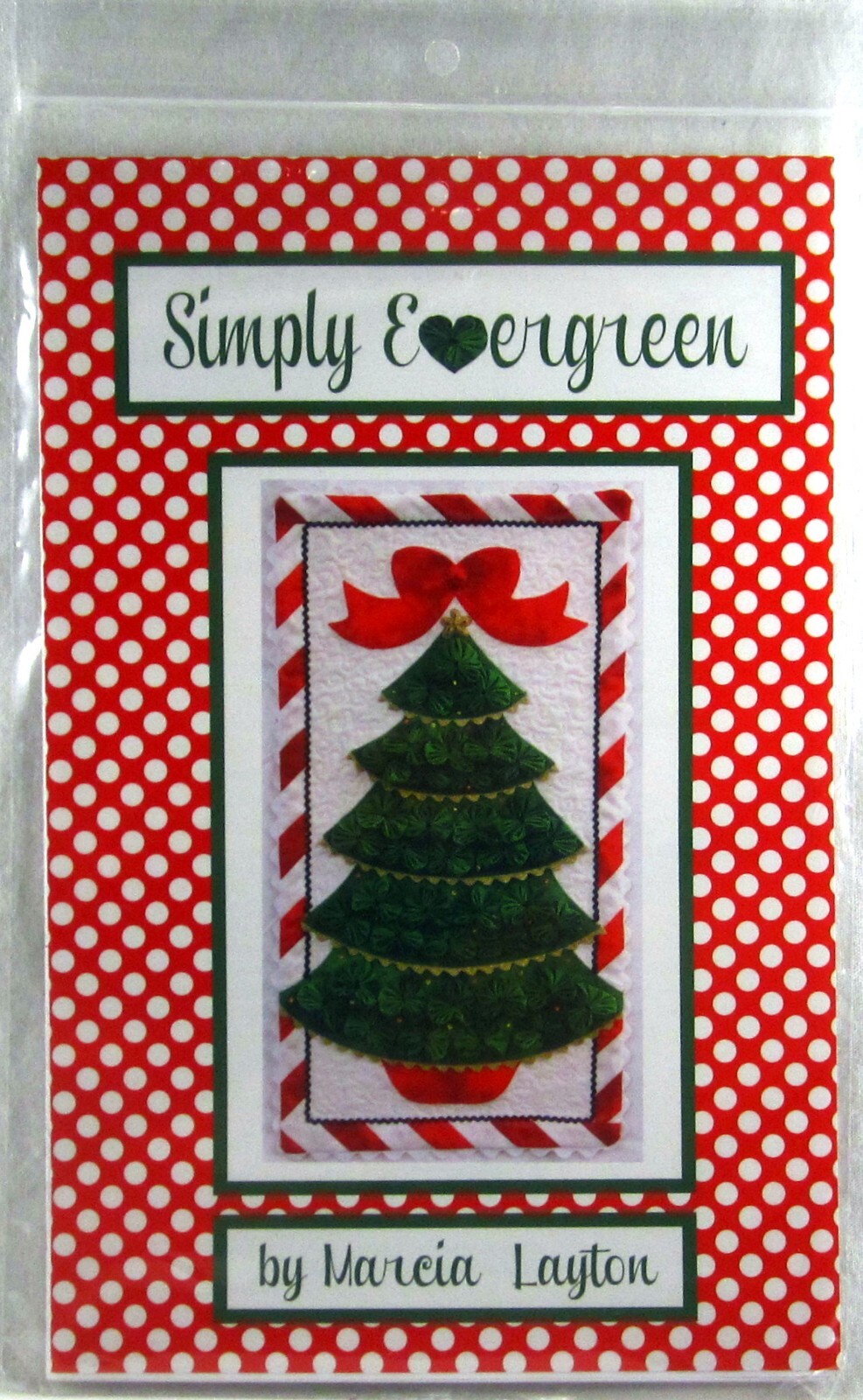 MARCIA LAYTON Quilting Pattern Wall Hanging SIMPLY EVERGREEN Christmas Tree