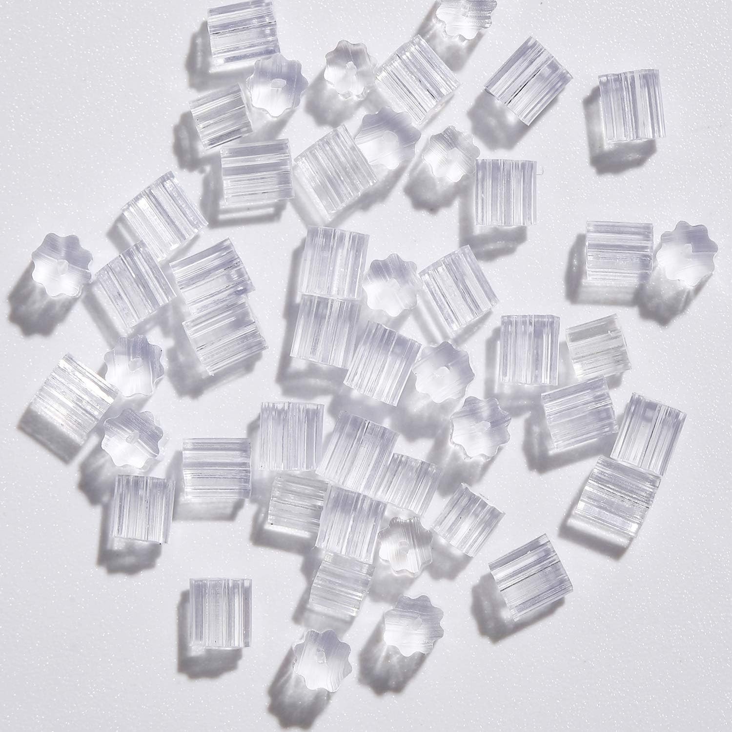 Invisible Clear Silicone Earring Backs - 200PCS Replacement Stoppers for Comfort