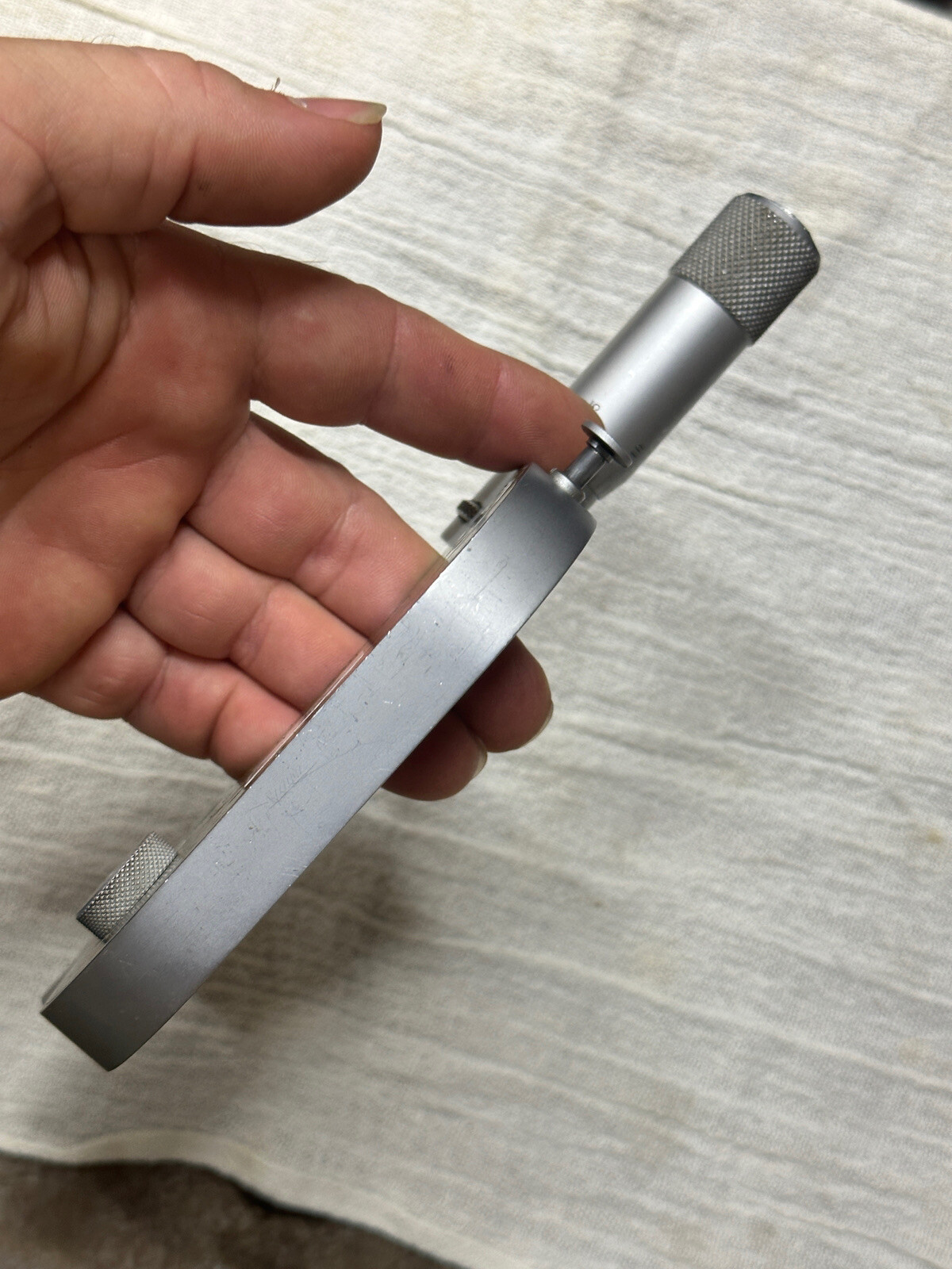 FOWLER / VIS 0-1” .0001” INDICATING MICROMETER COMPARATOR Machinist Tool Maker