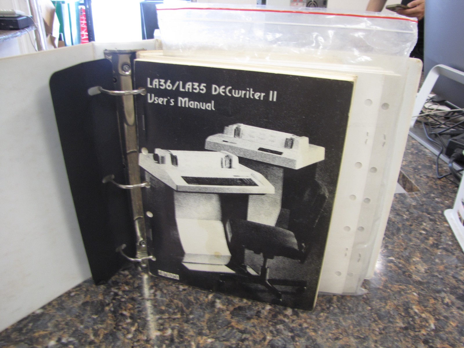 Vintage DEC DECWriter II LA36/LA35 Manual & Printronix 300 Manual - JD335