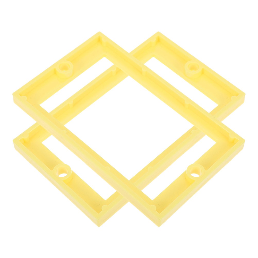 Adjustable Yellow Plastic Electrical Receptacle Box Extender for Outlets