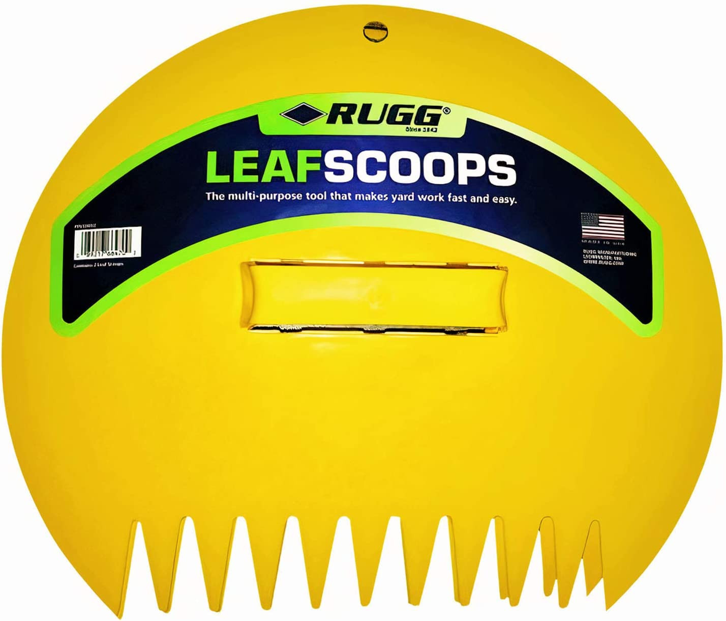 Rugg Original Leaf Scoops Large Size Hand Rake Claws for Debris & Yard Waste ...