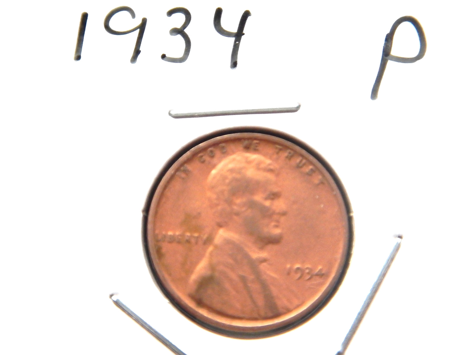 1934 (P) Lincoln Penny