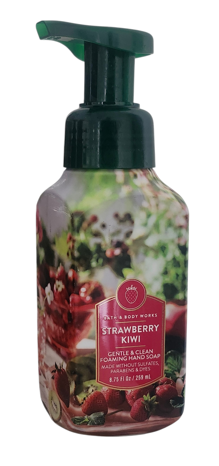 NEW Bath & Body Works  STRAWBERRY KIWI Gentle & Clean Foaming Hand Soap, 8.75 OZ