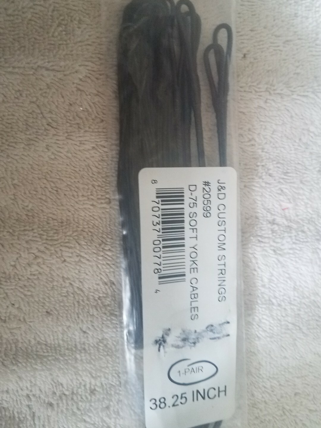 D-75 Soft Yoke Cables hunting Archery 1-pair 38.25 inch