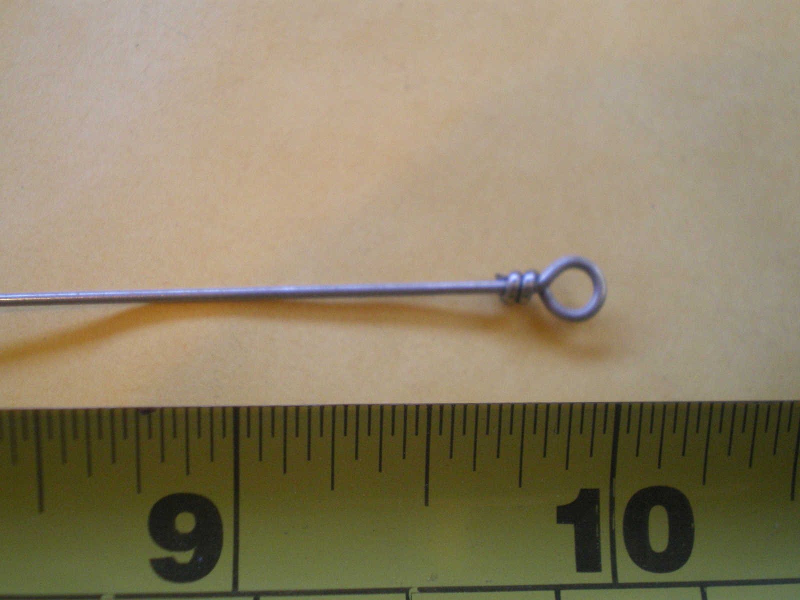 25 PCS. LOOPED STAINLESS STEEL LURE SHAFT WIRE FORM .045 X 10" MAKE "SPINNERS"