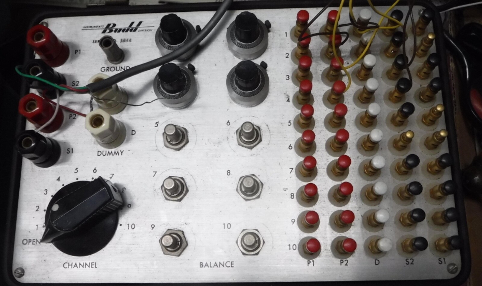 BUDD STRAIN INDICATOR AND SWITCH & BALANCE UNIT UNTESTED CONDITION