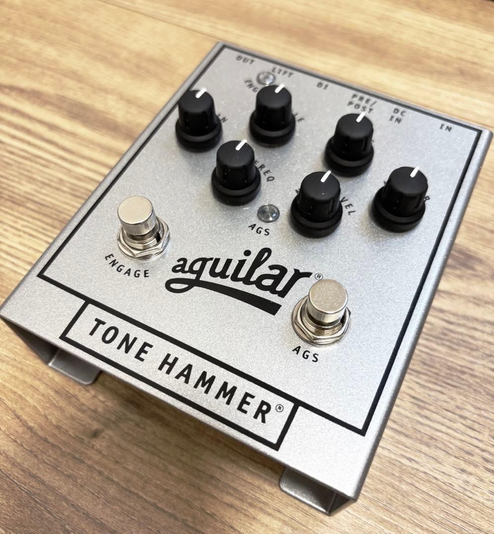 Aguilar Tone Hammer Preamp DI Limited Edition Silver Color Japan with Box F/S