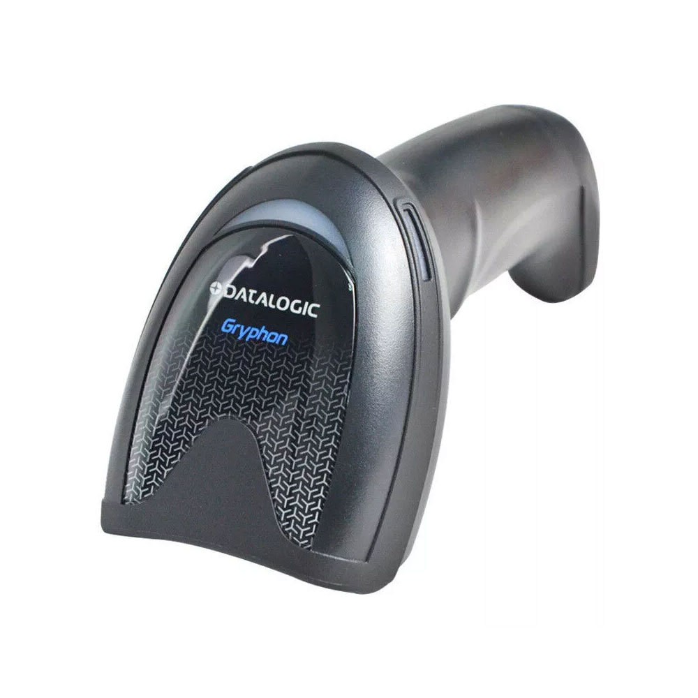 Datalogic Gryphon GD4590-BK-B 2D QR Code Barcode Scanner Reader USB Cable & Base