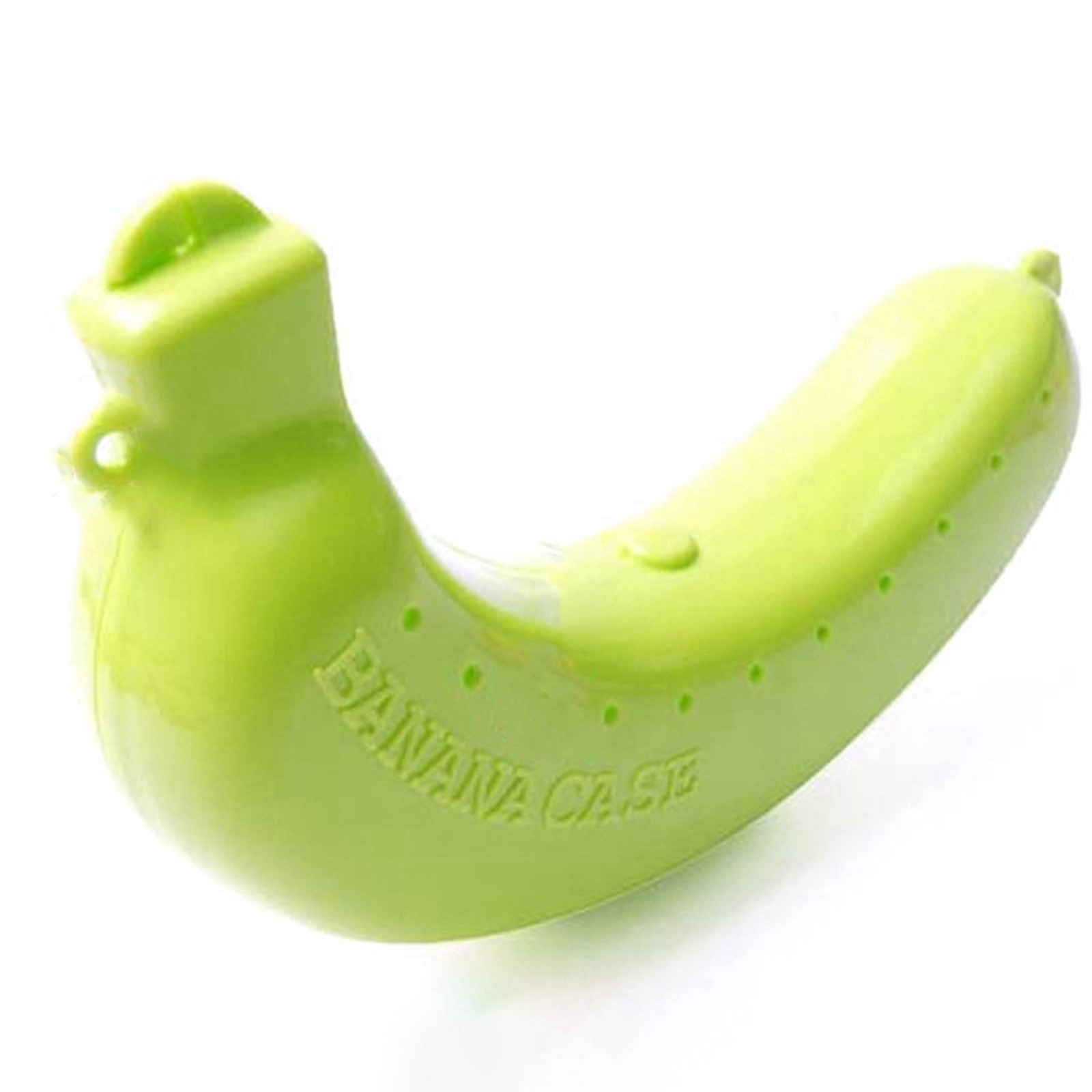2X Cute Fruit Banana Protector Box Holder Case Lunch Container Lag3774