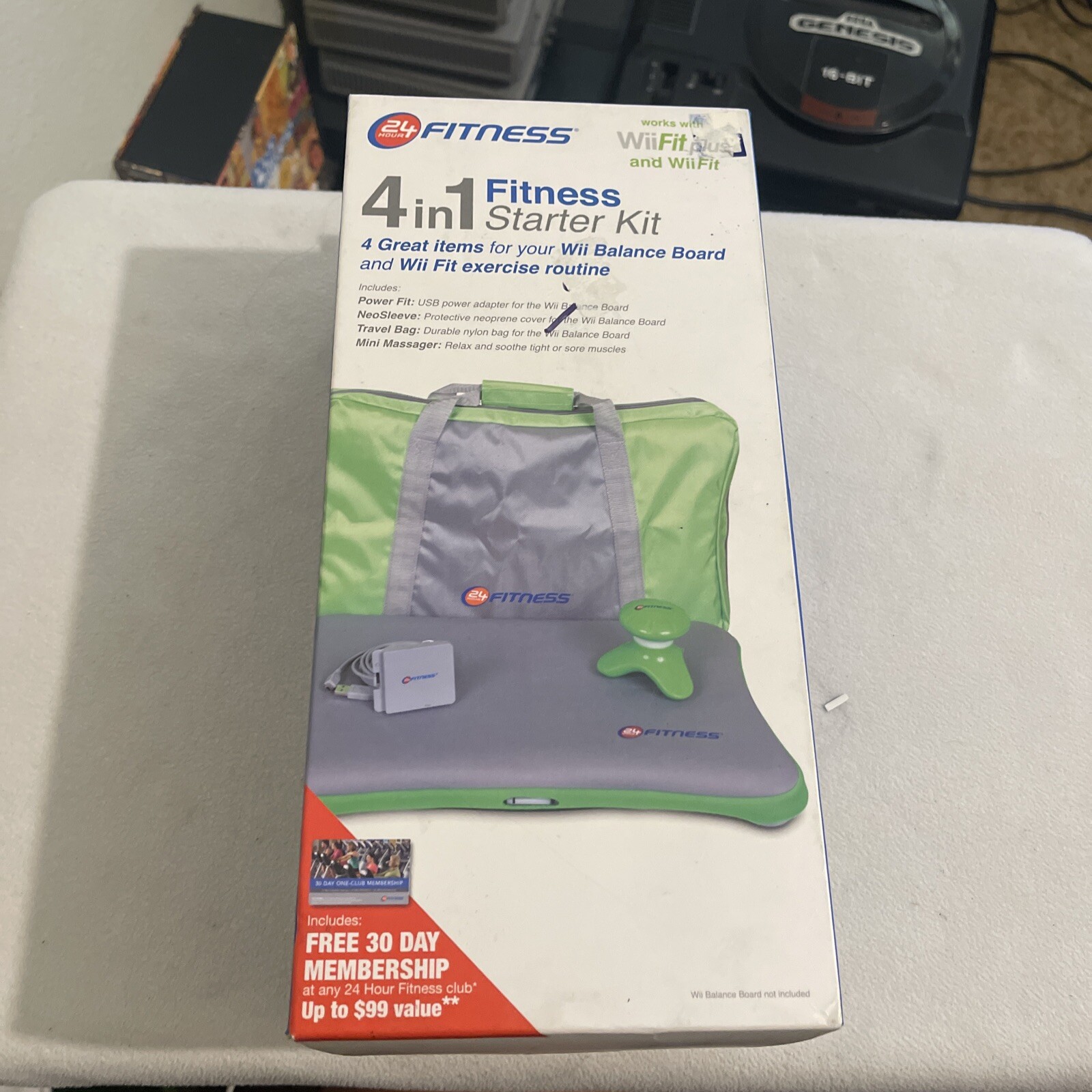 24 Hour Fitness 4 In 1 Fitness Starter Kit For Wii Fit And Wii Fit Plus Nintendo