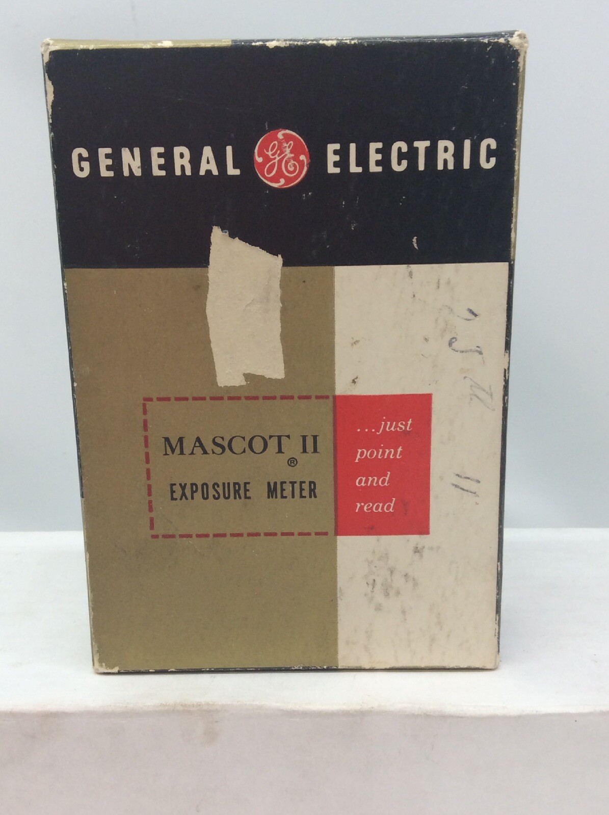 GE Mascot Electric 2 Exposure Meter In Box With Neck Strip