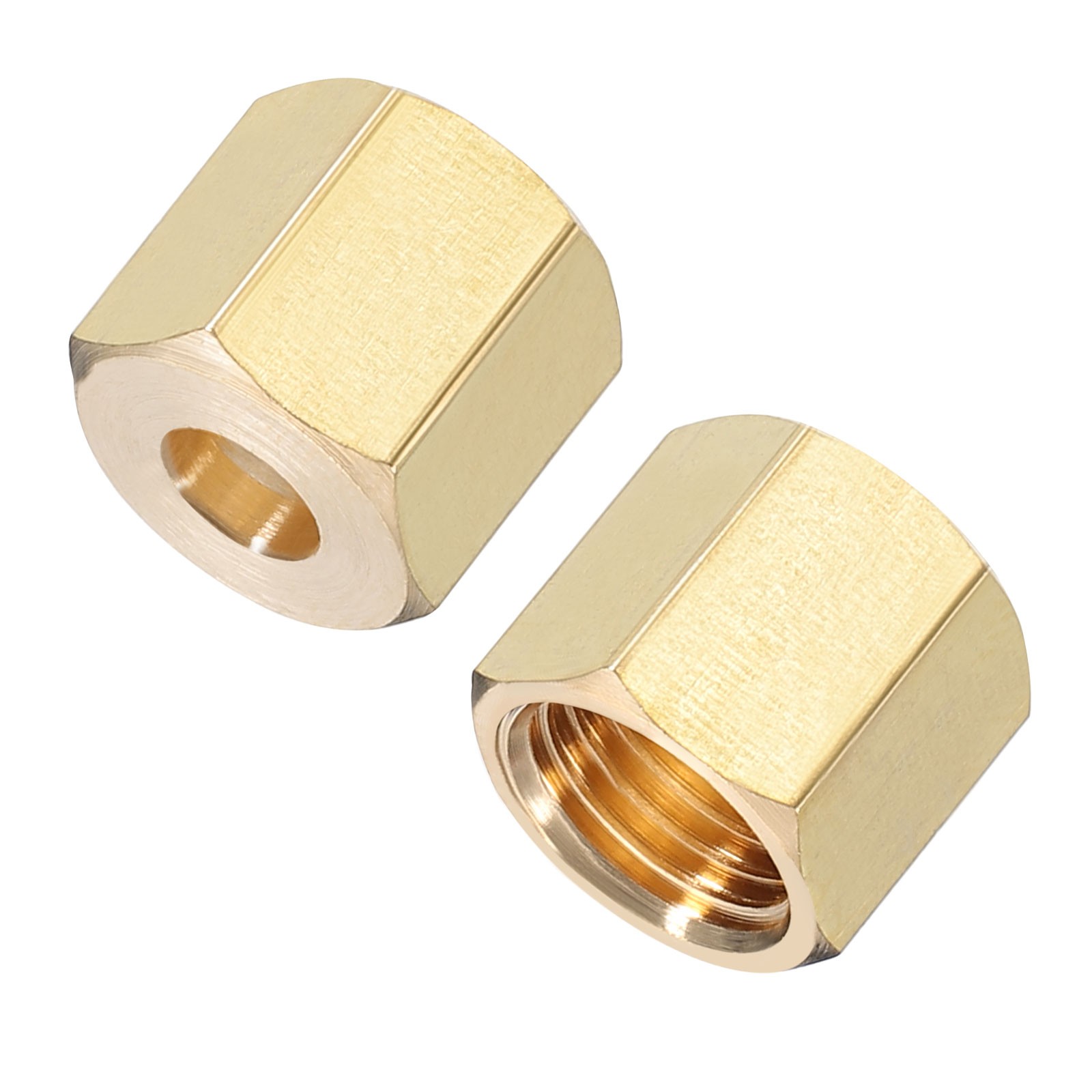 3/16" Brass Compression Nut,50Pcs Brass Compression Fitting Plumbing System