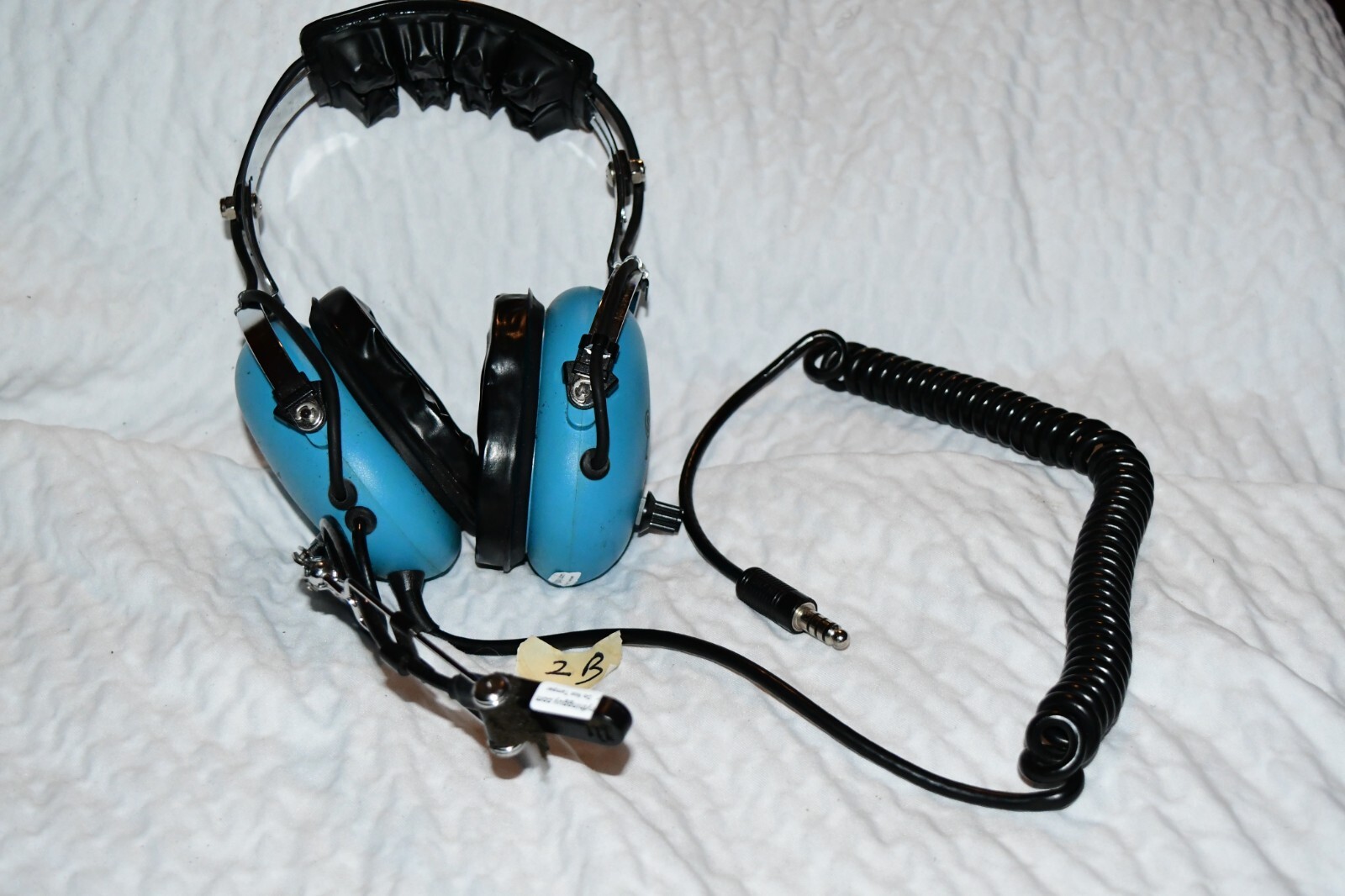 SIGTRONICS S-45 HEADSET PILOT AIRPLANE AVIATION HEADPHONES WITH EARPADS 2B