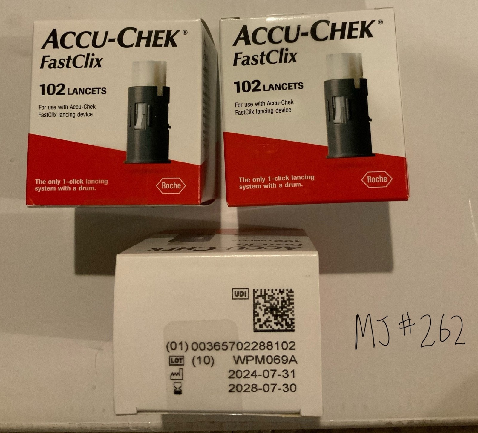 Accu-Chek FastClix Diabetes Testing Lancets (306 Total) Exp 7/2028 3 Boxes 102ea