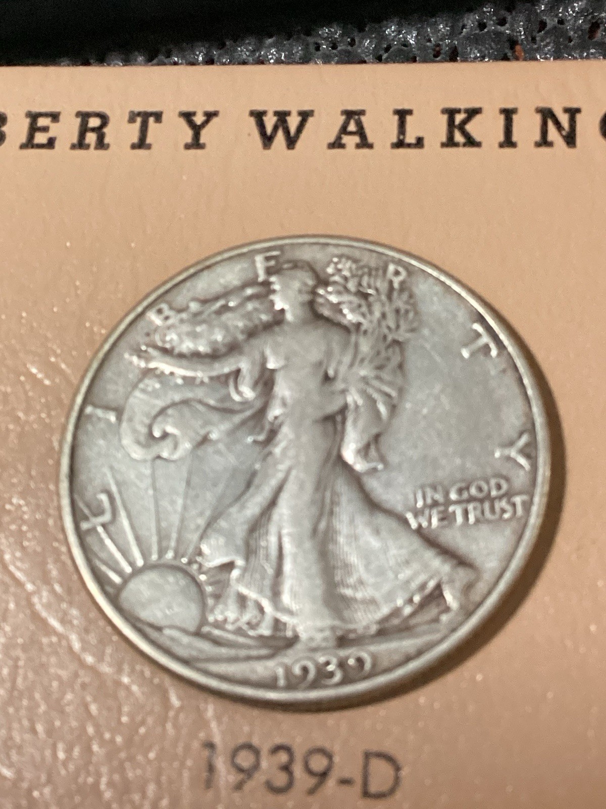 1939-D Silver Walking Liberty Half  Birthday Gift For Someone Turning 87 Years!