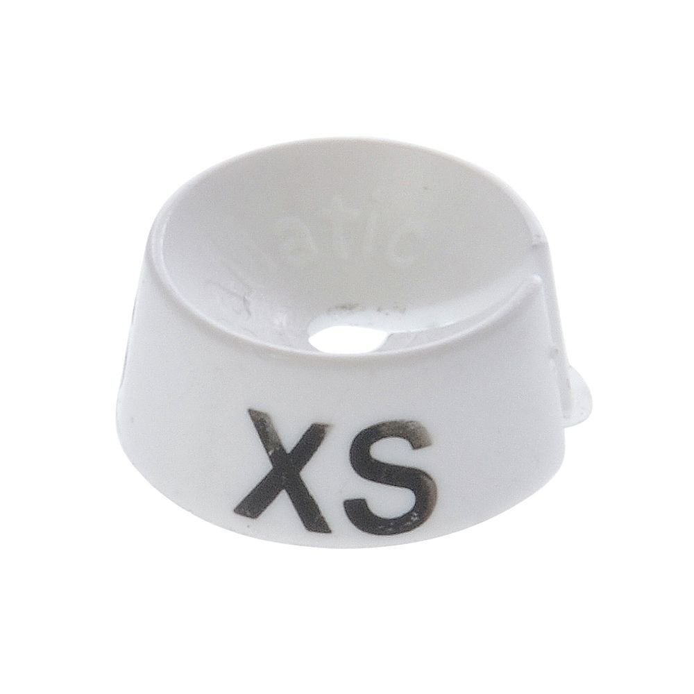 Size Markers X-Small White Bag of 50