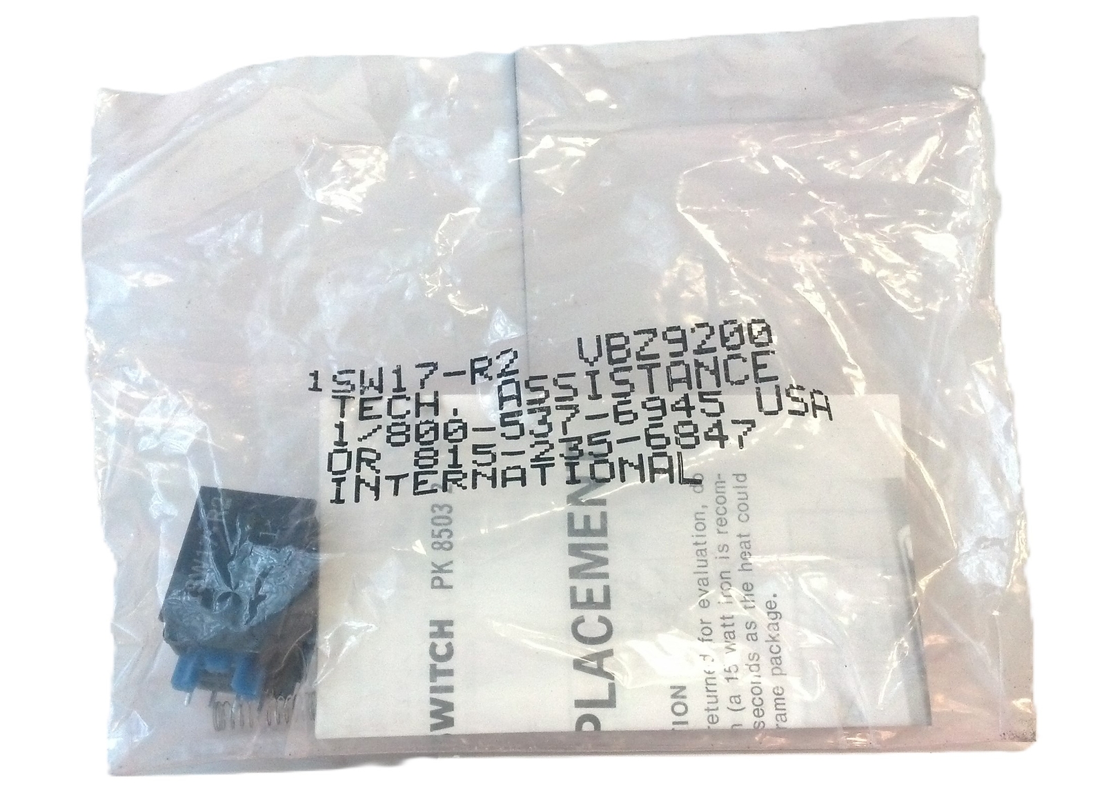 Microswitch 1SW17-R2 SW Series Microswitch / Miniature Switch Module Replacement