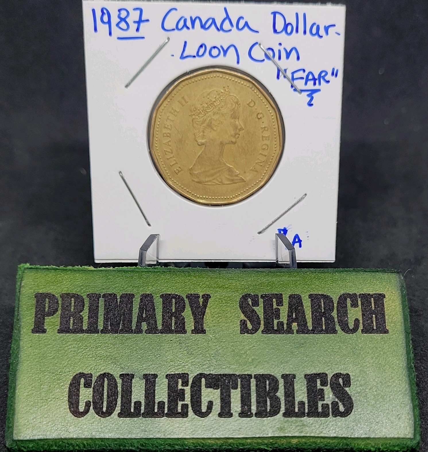 1987 Canadian Dollar Loonie "Far" Coin $1 Canada Elizabeth II D.G. Regina Circ.