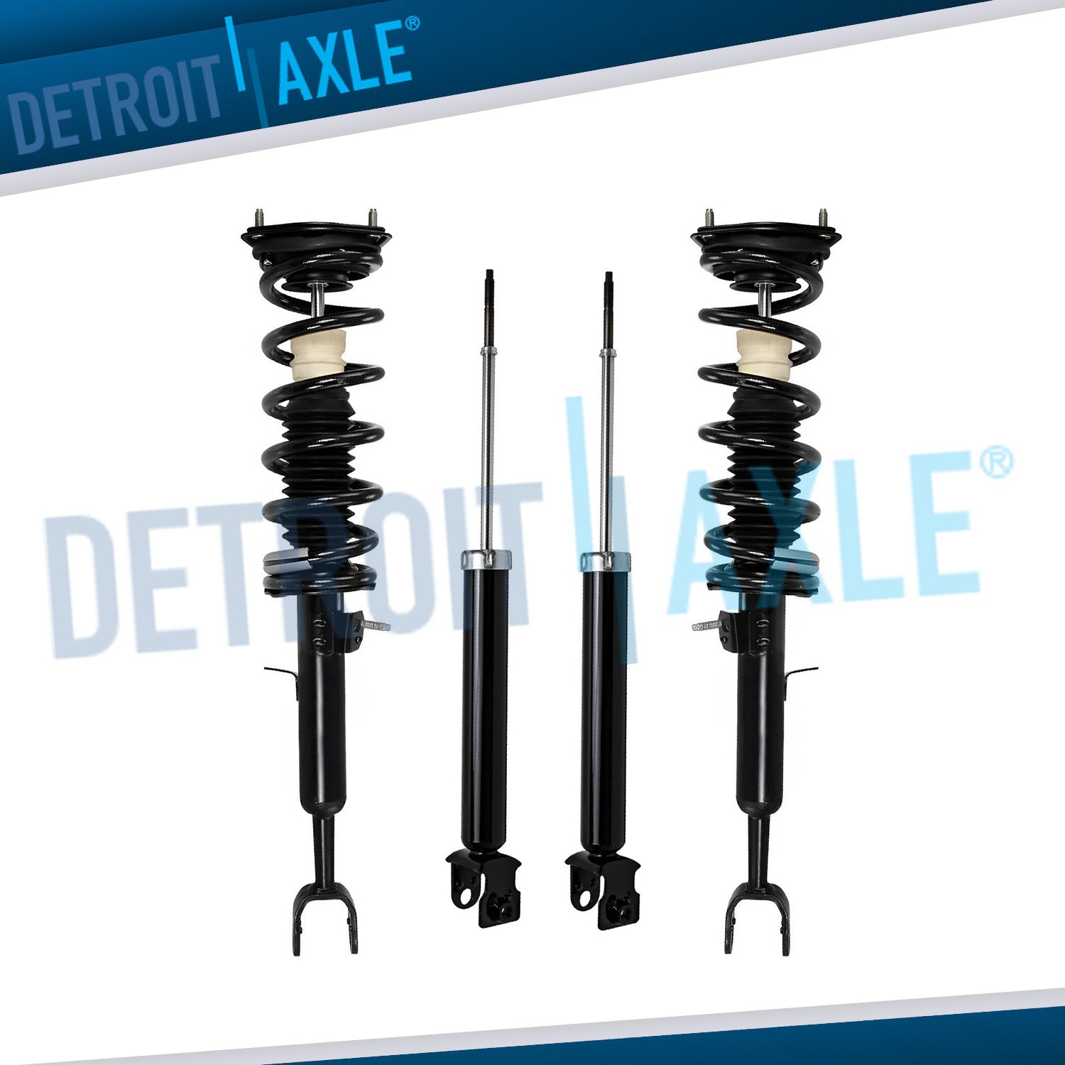 RWD Front Struts w/Coil Spring Rear Shock Absorbers for 2003 - 2006 Infiniti G35