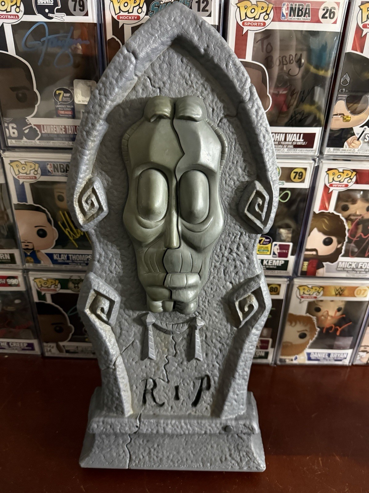Tested And Works - Gemmy Halloween Animated Tombstone 19”