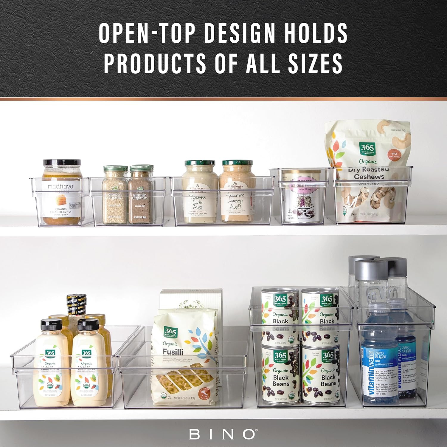 | Plastic Storage Bins, Large - Deep | the HANDLER COLLECTION | Multipurpose Org