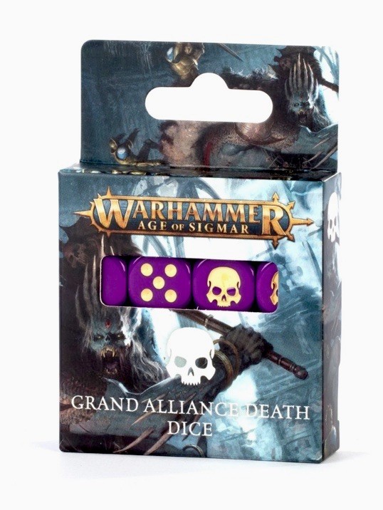 Warhammer Age of Sigmar Grand Alliance Death Dice Set NIB 40k Tabletop