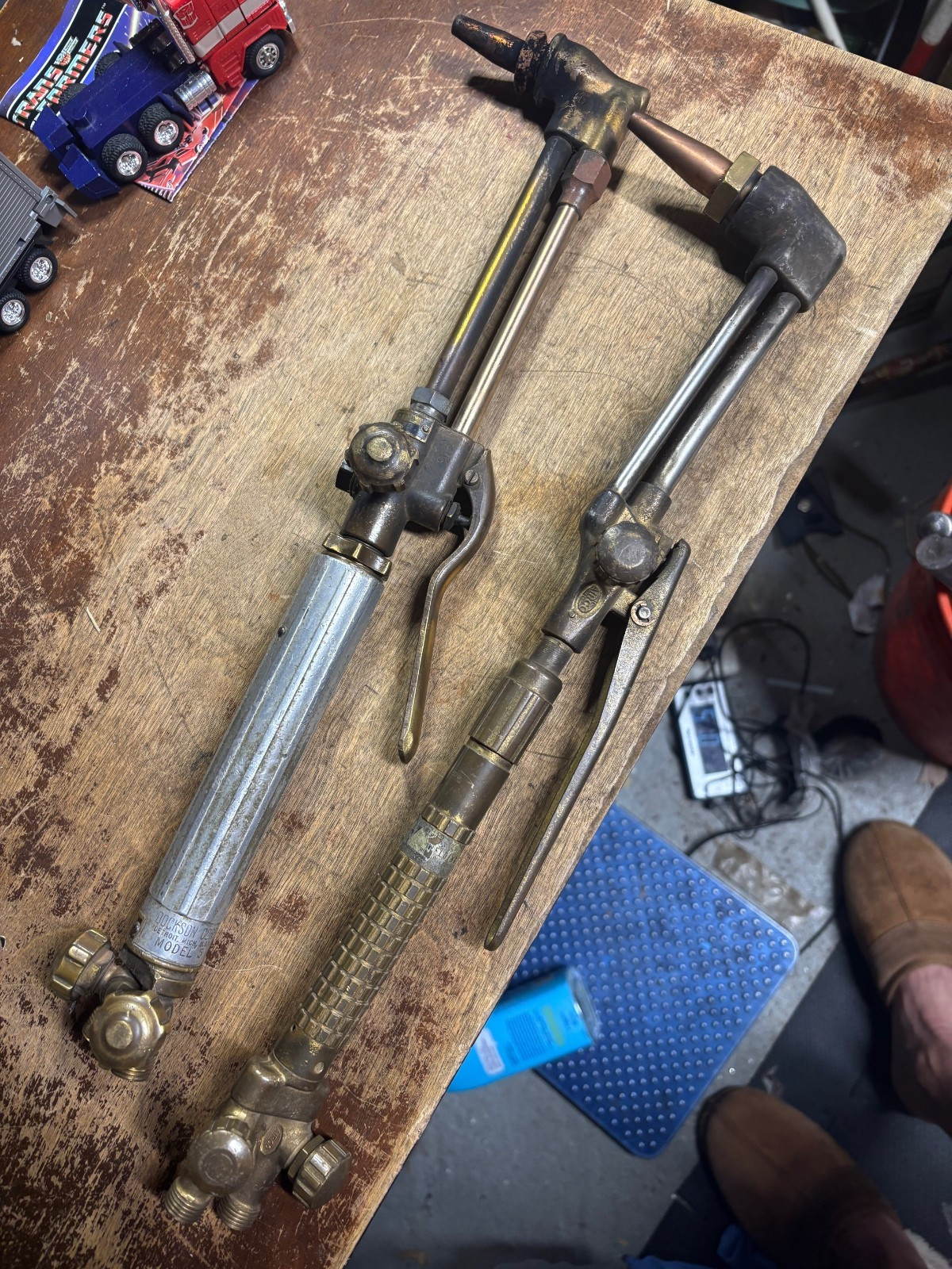 Vintage Dockson & Airco Cutting Torches 16"   USA (Untested) 2 Torch Welding
