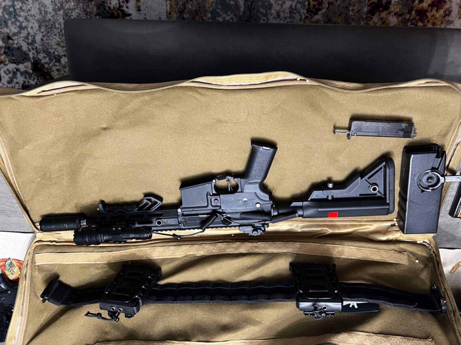 airsoft lot (LT gen3, ssp-1, dye i4, compressed air setup, BT tracer, etc)