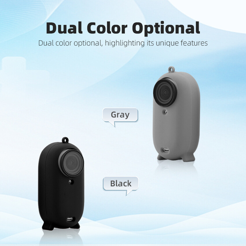 For Insta360 Go3/Go 3 Action Camera Silicone Protective Case Dust-proof Cover