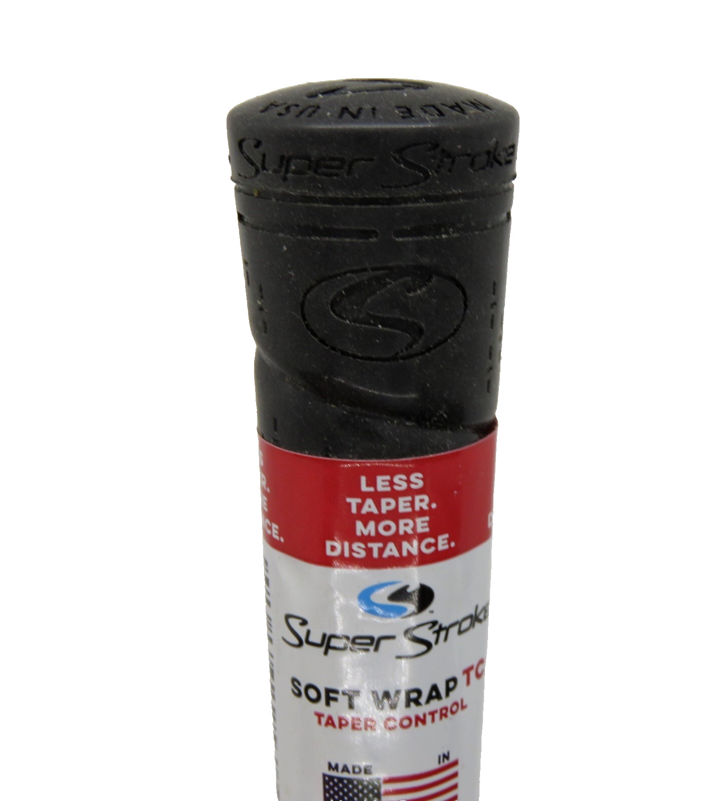 Super Stroke Soft Wrap TC BLACK Grip 52g Taper Control (Std Size) .600 Round